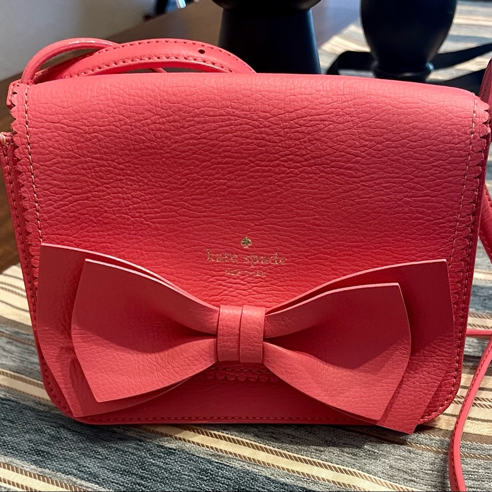 Kate Spade Pink Crossbody Bow Purse